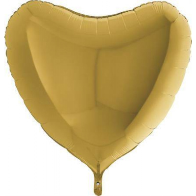 Nafukovací balónek zlaté srdce 91 cm - Grabo | Cukrářské potřeby