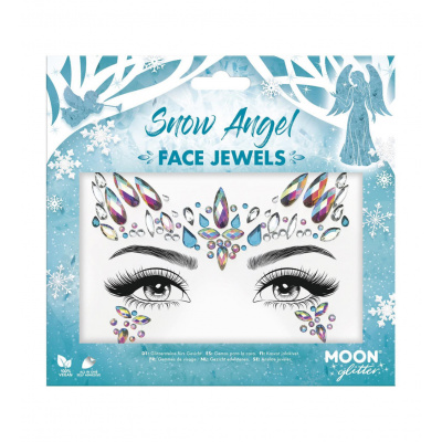 Moon Glitter Face Jewels, Snow Angel
