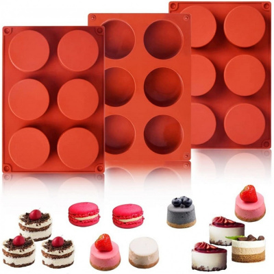 Crispybake moule 6 mini cakes silicone 29x21cm