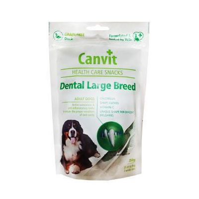 Canvit Snacks Dental Large Breed-Duck 250g