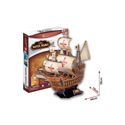 3D Puzzle Santa Maria, 113 dílků