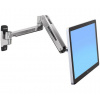 ERGOTRON LX HD Sit-Stand Wall Mount LCD Arm, Polished, velmi flexibilní rameno na zeď až 49" (45-383-026)