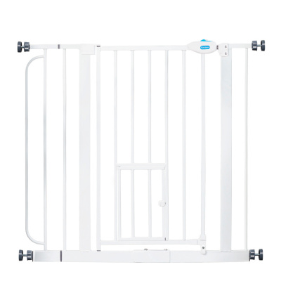 Carlson Pet Gate zábrana s dvířky pro kočky - výška 76,2 cm, šířka 73,66 až 92,71 cm