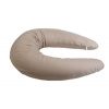 Kojicí polštáře Matýsek, Levný těhotenský polštář Standard HNĚDÝ jednobarevný 100% bavlna