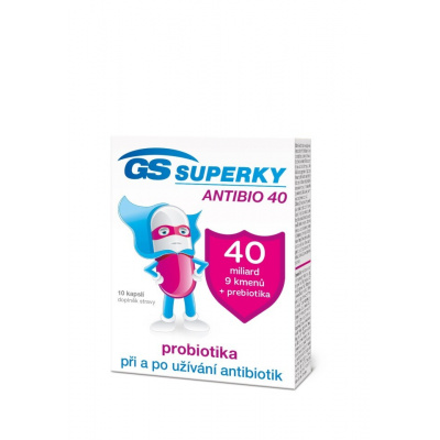 GS Superky Antibio 40 10 kapslí ČR/SK