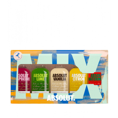 Absolut Five Collection 5 x 0,05 l 40 % (holá láhev)