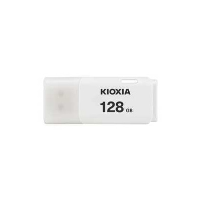 Kioxia USB flash disk, USB 2.0, 128GB, Hayabusa U202, Hayabusa U202, bílý, LU202W128GG4