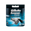 Gillette Sensor Excel náhradní břit pro muže náhradní břit 10 ks