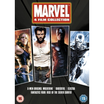 Marvel - Elektra / Daredevil / X-Men Origins Wolverine / Fantasic 4 - Rise Of The Silver Surfer DVD