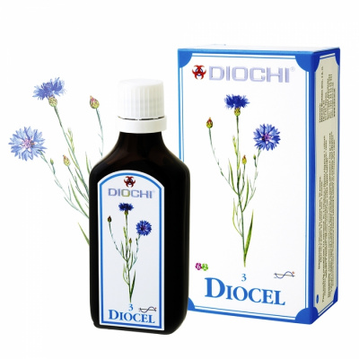 Diochi Diocel, kapky 50 ml ledviny, moč. měchýř, kosti, klouby, páteř, uši, hrdlo