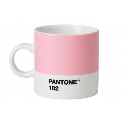 Světle růžový porcelánový hrnek na espresso Pantone Light Pink 182 120 ml