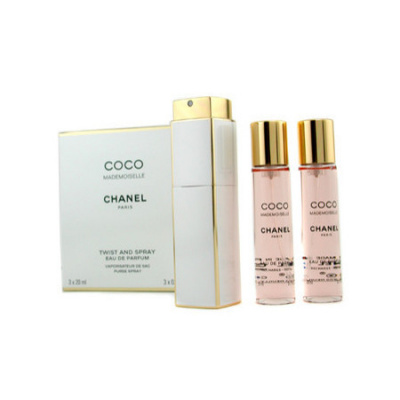 Chanel Chanel Coco Mademoiselle, Parfémovaná voda 3x20ml - twist and spray Pre ženy Parfémovaná voda 3x20ml + Vzorek vůně zadarmo pri veľkej objednávke