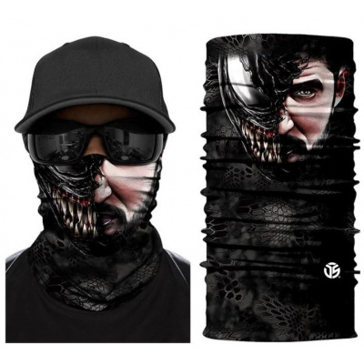 VENOM - Šátek na obličej či hlavu ochranná černá