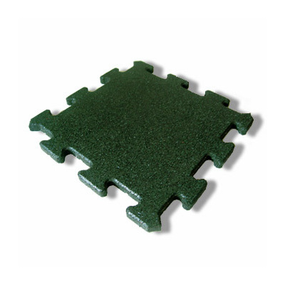 Pryžová dlažba na terasy MFL Puzzle SBR , zelená