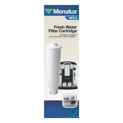 Electrolux Filtrační vložka Menalux pro čerstvou vodu, vodní filtr vhodný pro plně automatické kávovary AEG CF, Krups EA 69, Melitta, Siemens, MDF01