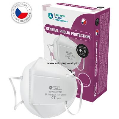 General Public Protection respirátor GPP2 FFP2 NR CE