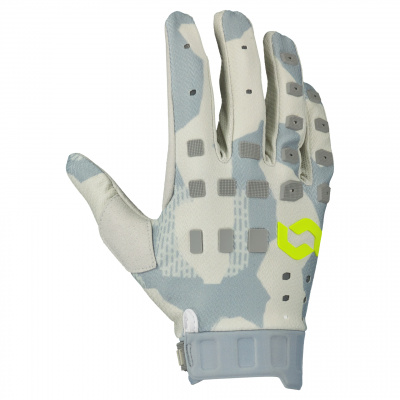 SCOTT glove PODIUM PRO light grey/neon yellow - 2024, L