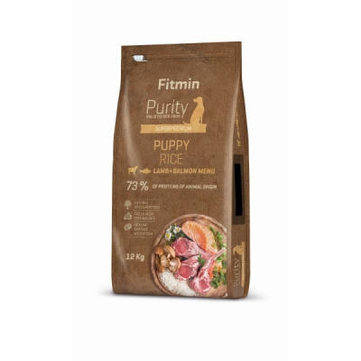 Fitmin dog Purity Rice Puppy Lamb & Salmon 2 kg