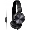 SONY sluchátka MDR-ZX310AP, handsfree, černé - MDRZX310APB.CE7