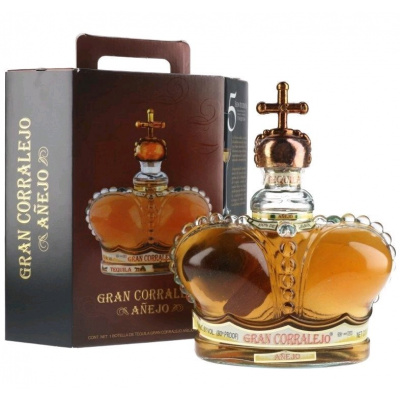 Gran Corralejo Tequila Anejo 38% 1l (karton)