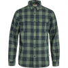 Fjallraven Övik Travel Shirt LS M, Velikost S, Barva DARK NAVY-PATINA GREEN