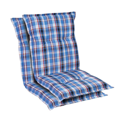 Blumfeldt Prato, čalouněná podložka, podložka na židli, podložka na nižší polohovací křeslo, na zahradní židli, polyester, 50 x 100 x 8 cm, 2x čalounění (CPT10_10231693-2_)