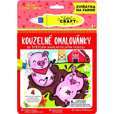 Concorde Kouzelné omalovánky - Zvířátka na farmě