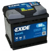 Autobaterie Exide Excell 12V, 50Ah, 450A, EB501