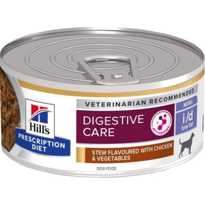 Hill´s Pet Nutrition, Inc. Hill's Prescription Diet Canine Stew i/d Low Fat s kuřetem, rýží a zeleninou Mini konzerva 156g