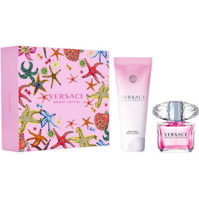 Versace Bright Crystal toaletní voda 30 ml + tělové mléko 50 ml, dárková sada pro ženy