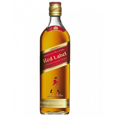 JOHNNIE WALKER RED LABEL 40% 1l (holá láhev)