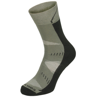 Ponožky trekingové Fox Arber - olivové-černé, 39-41