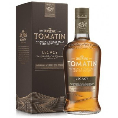 Tomatin Legacy 0,7l 43% (holá láhev)