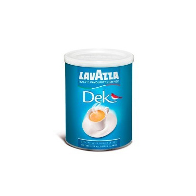 Káva Lavazza Dek - bez kofeinu - mletá 250g dóza