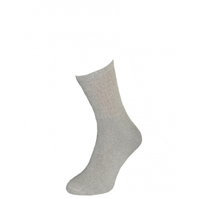 Ponožky E&E 024 A'5 světle šedá 35-38