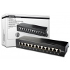 DIGITUS Desktop CAT 6A Patch Panel, stíněný třídy EA, 12 portů RJ45, 8P8C, LSA DN-91612SD-EA