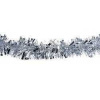 Dekorativní řetěz (PET) stříbrný průměr 11cm x 2m [1 ks]