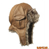 ELODIE DETAILS zimní čepice ušanka CAP Chestnut Leather 0-6m DOPRODEJ!