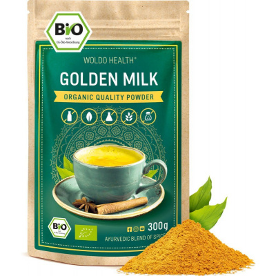 Zlaté mléko kurkuma 300 g - WoldoHealth®
