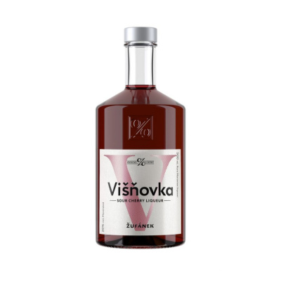 Višňovka Žufánek 20 % 0,5 l (holá láhev)