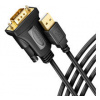 AXAGON ADS-1PQN, USB-A 2.0 - sériový RS-232 DB9-M FTDI adaptér / kabel 1.5m