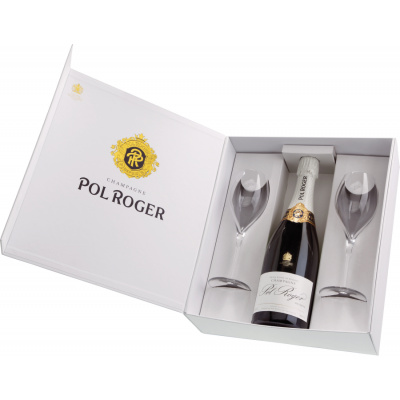 Pol Roger Brut Réserve 0,75l + 2 sklenice OSOBNÍ ODBĚR