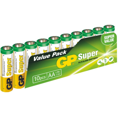 GP Super Alkaline AA 10ks 1013200102