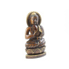 Dřevěná socha Buddhy 25 cm (Buddha v meditačním posedu z Indie)