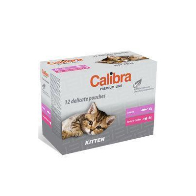 Calibra Vlhké krmivo Calibra Cat kapsa Premium Kitten multipack 12x100g
