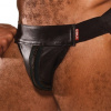 COLT Leather Jock - kožené jocksy se zipem černé - SMALL