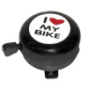 Zvonek M-Wave I love my bike - černý - -