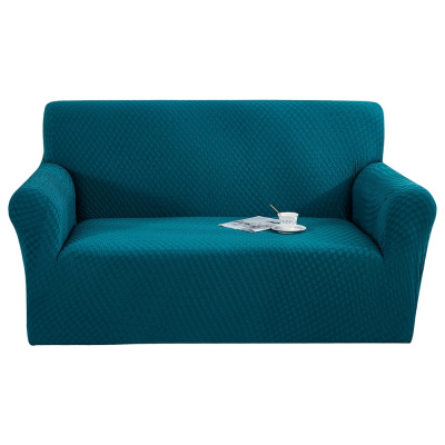 Topchances Stretch Sofa Cover Elastický žakárový potah na pohovku s područkami pro 3místný gauč, zelený