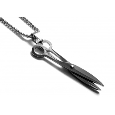 Steel Jewelry Náhrdelník nůžky z chirurgické oceli NH253184 dárkové balení zdarma