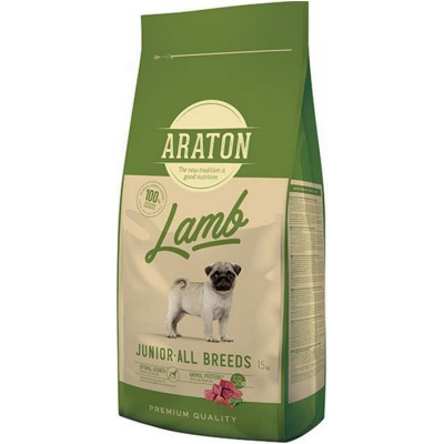Araton dog Junior lamb pre šteniatka 15 kg Araton dog Junior lamb pro štěňata 15 kg